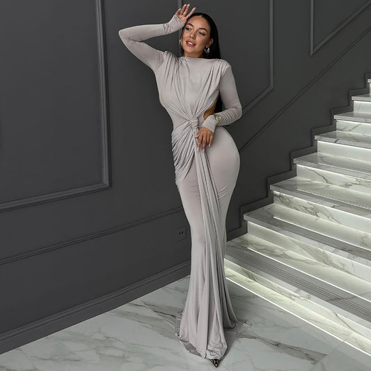 Long Sleeve Slimming Dress