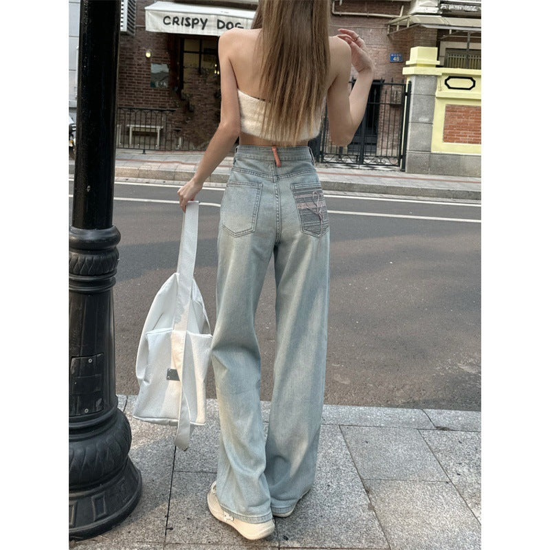 Summer Washed High Waist Jeans