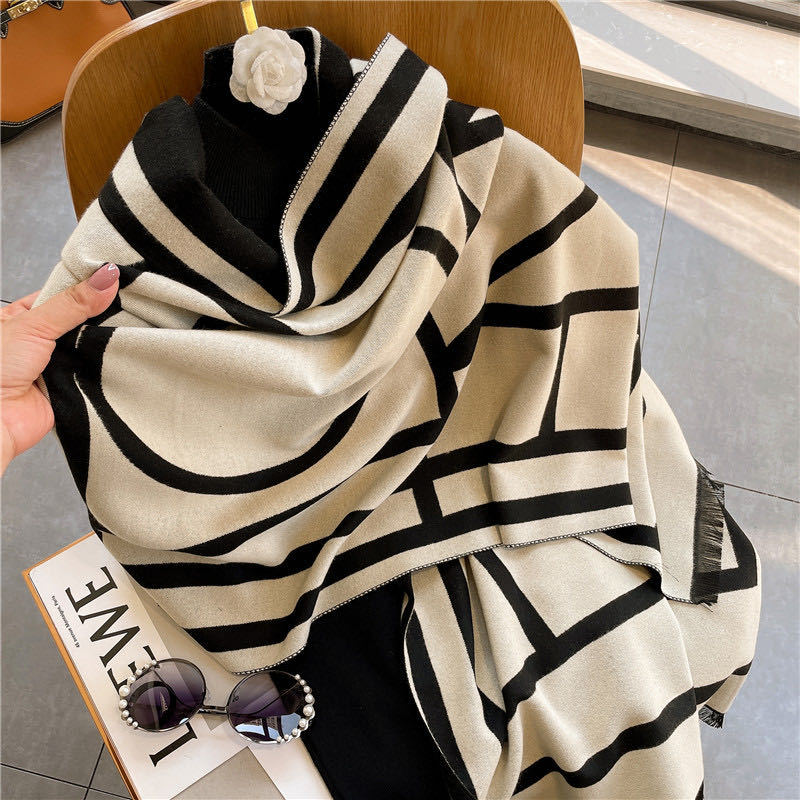 Thickened Long Shawl