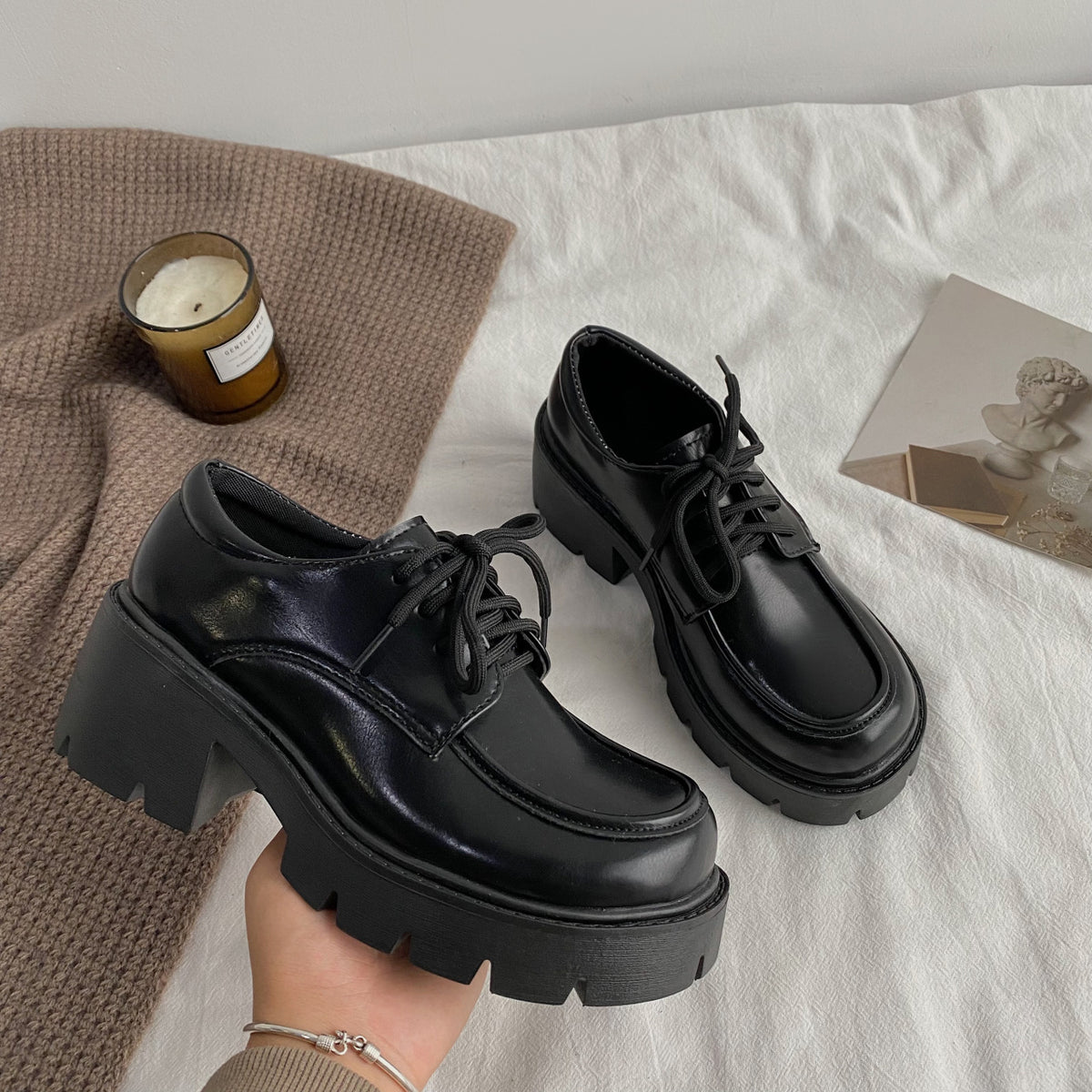 Platformed Boots