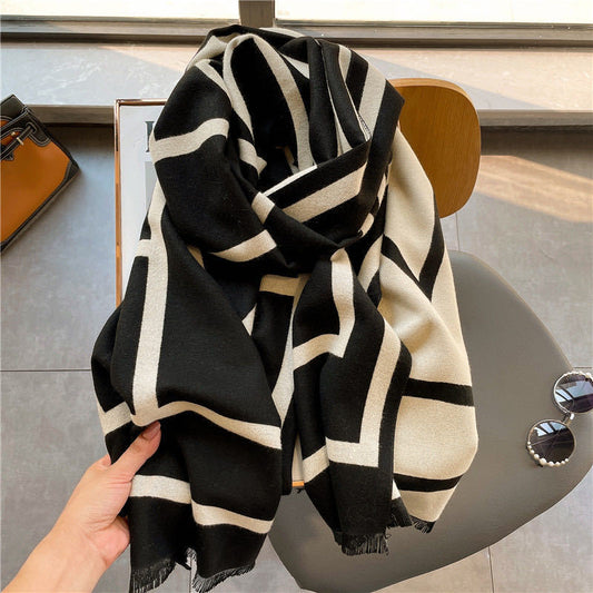 Thickened Long Shawl
