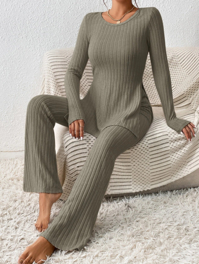 Slim Lounge Wear With Slit