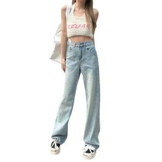Summer Washed High Waist Jeans