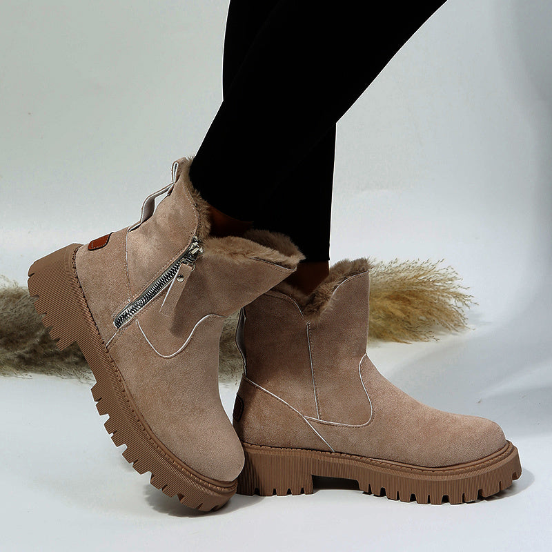 Thick Plush Boots