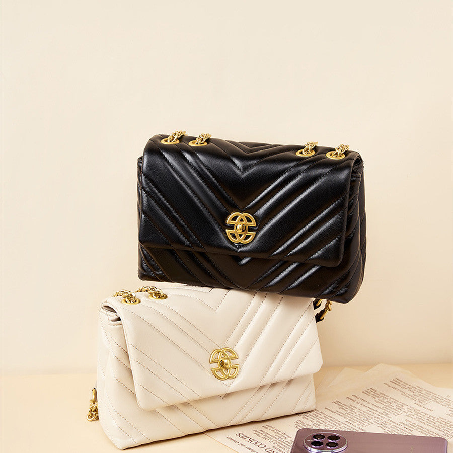 Diamond Chain Square Bag