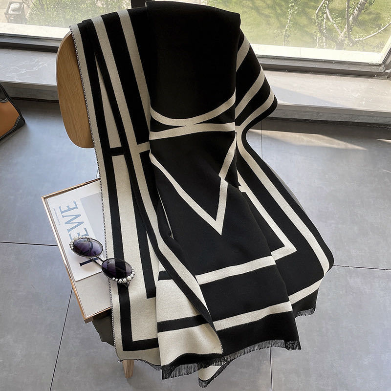 Thickened Long Shawl